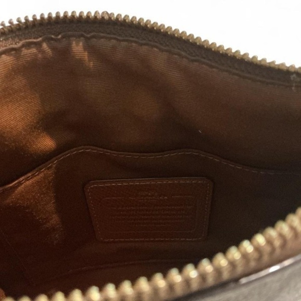 Coach Crossbody Bag Womens Small Brown Good Signature North South File Bag - Picture 6 of 8